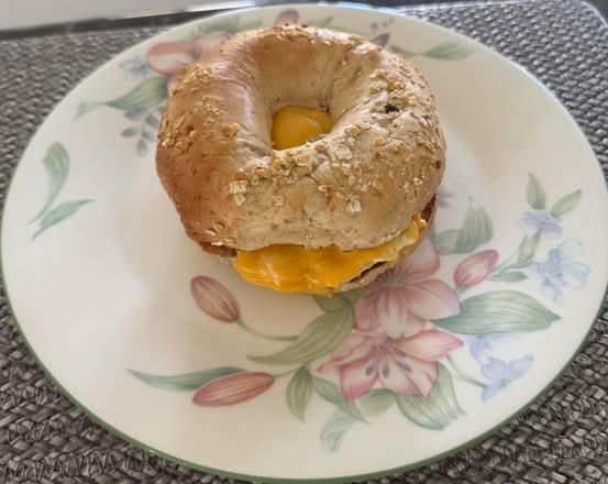 Turkey Sausage, Egg & Cheese Sandwich.