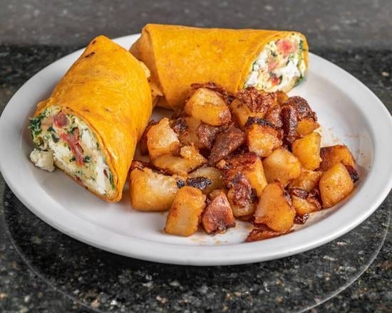 Greek Burrito Wrap.